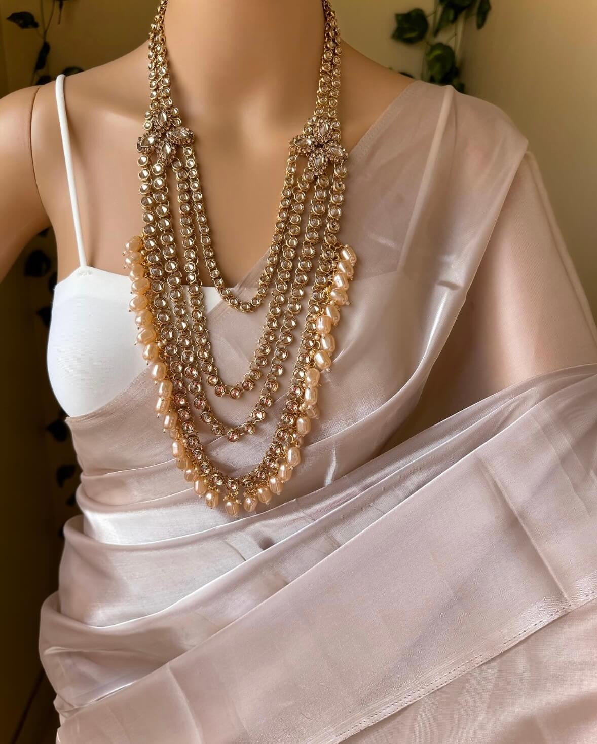 ROSE GOLD GLASS ORGANZA