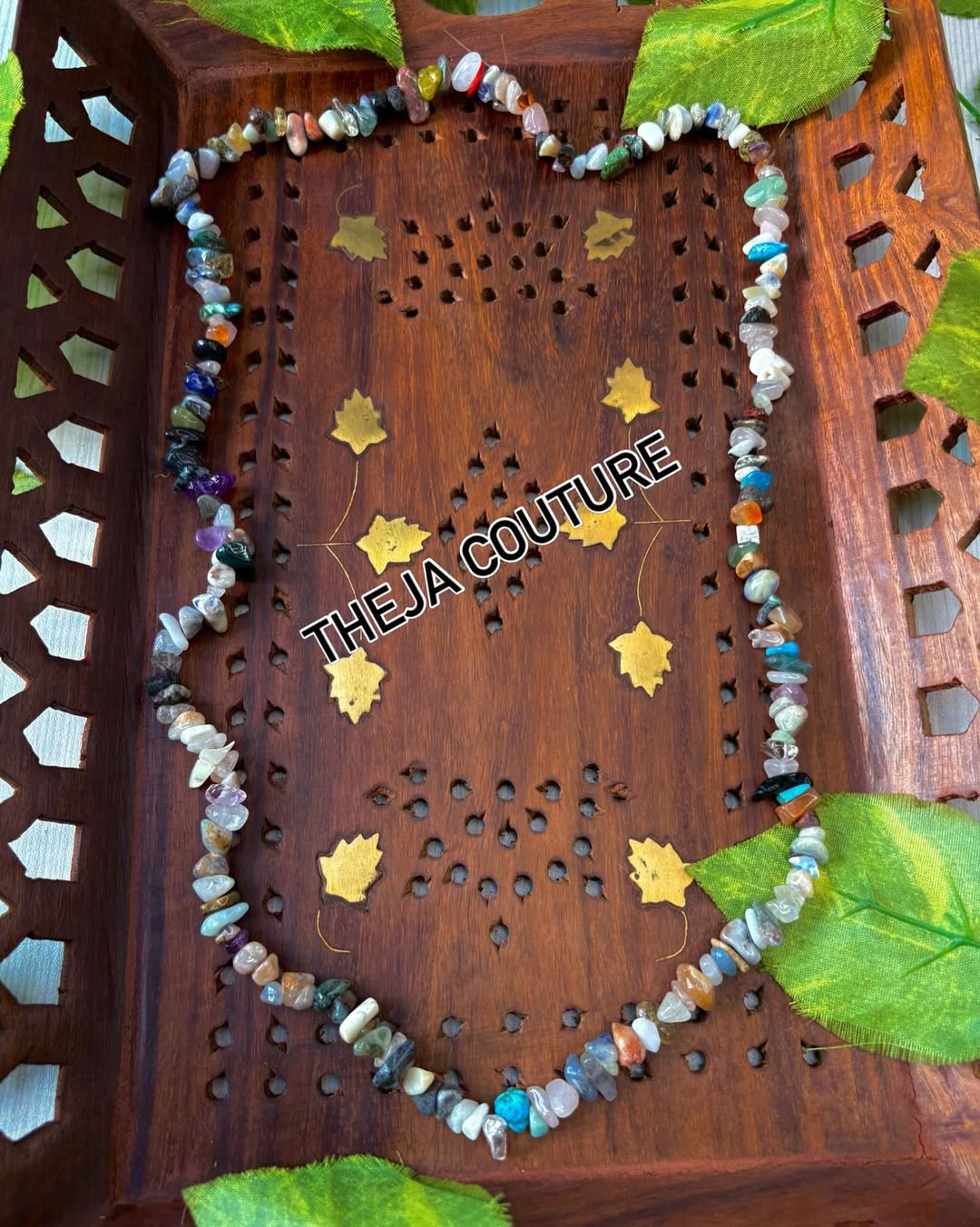 Multi stone long chain