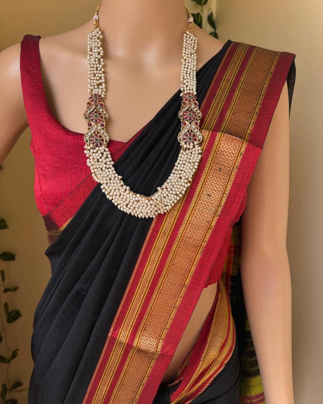 BLACK ILKAI COTTON SAREE
