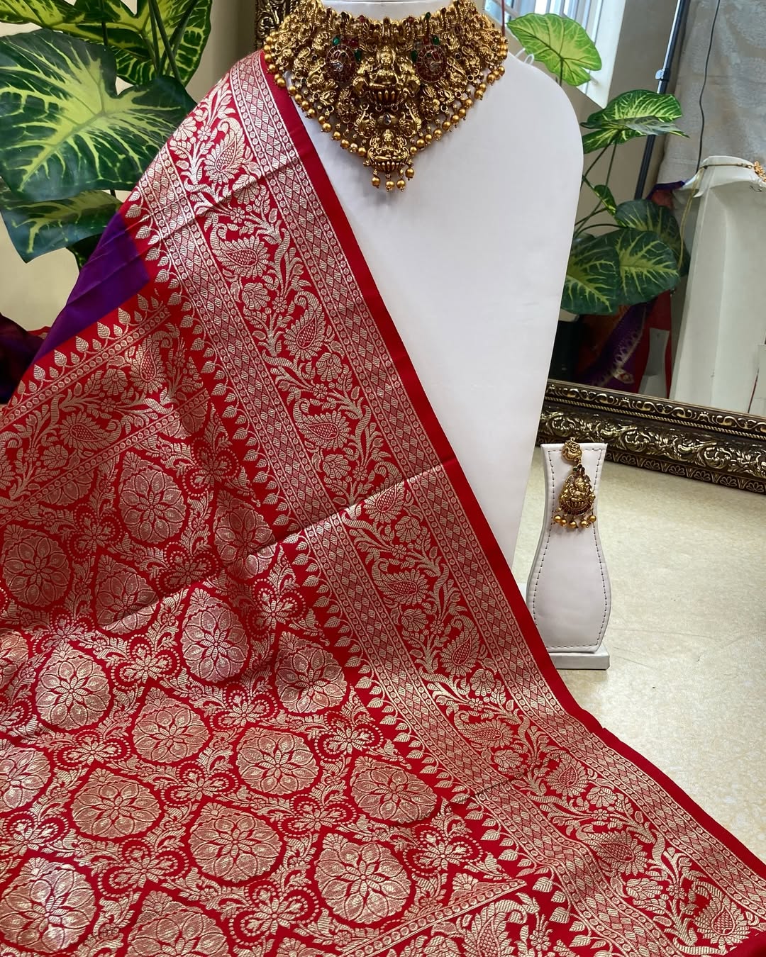 PURPLE TWO TONE ART SILK SAREES