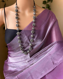 LAVENDER GLASS ORGANZA SAREE