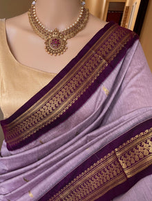 ONION PINK COTTON SILK SAREE