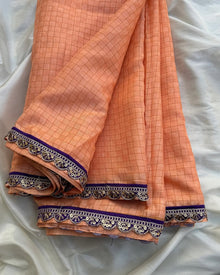 ORANGE KOTA SILK SAREE
