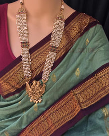 MINT GREEN COTTON SILK SAREE