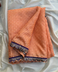ORANGE KOTA SILK SAREE