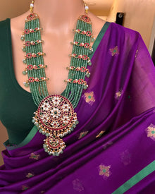 PURPLE TISSUE SILK SAREE WITH VIOLET SMALL BORDER