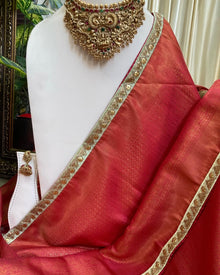 ROSE PINK SOFT ART SILK SAREE