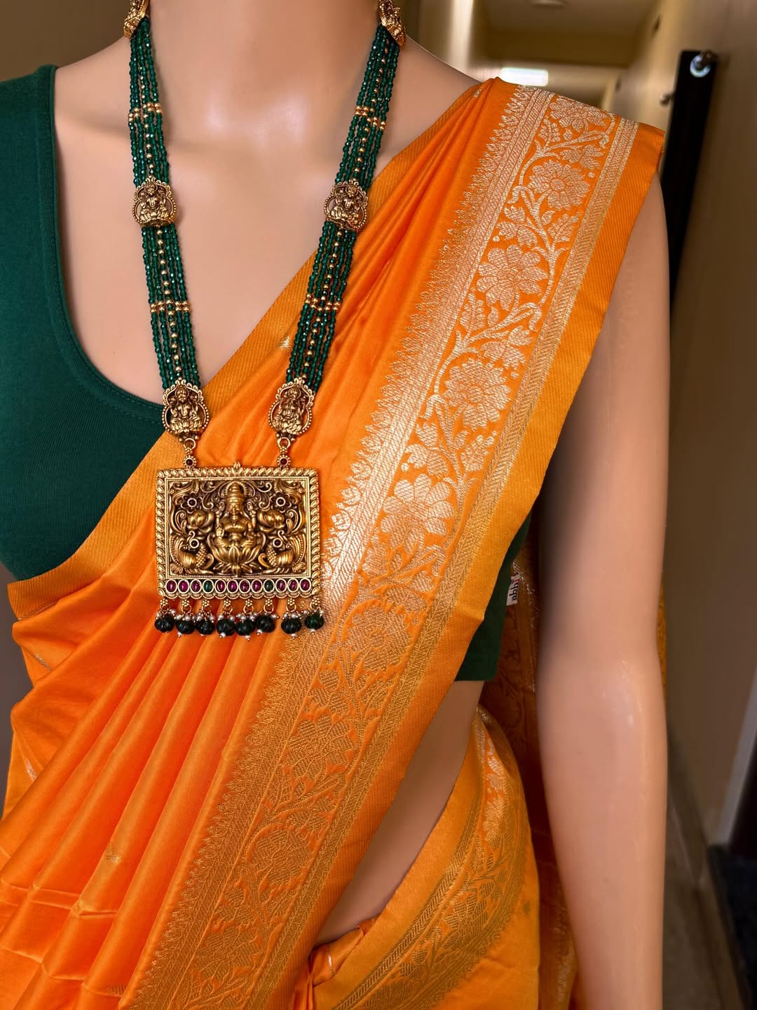 YELLOW SOFT SILK SAREE WITH GOLDEN ZARI WEAVE BORDER