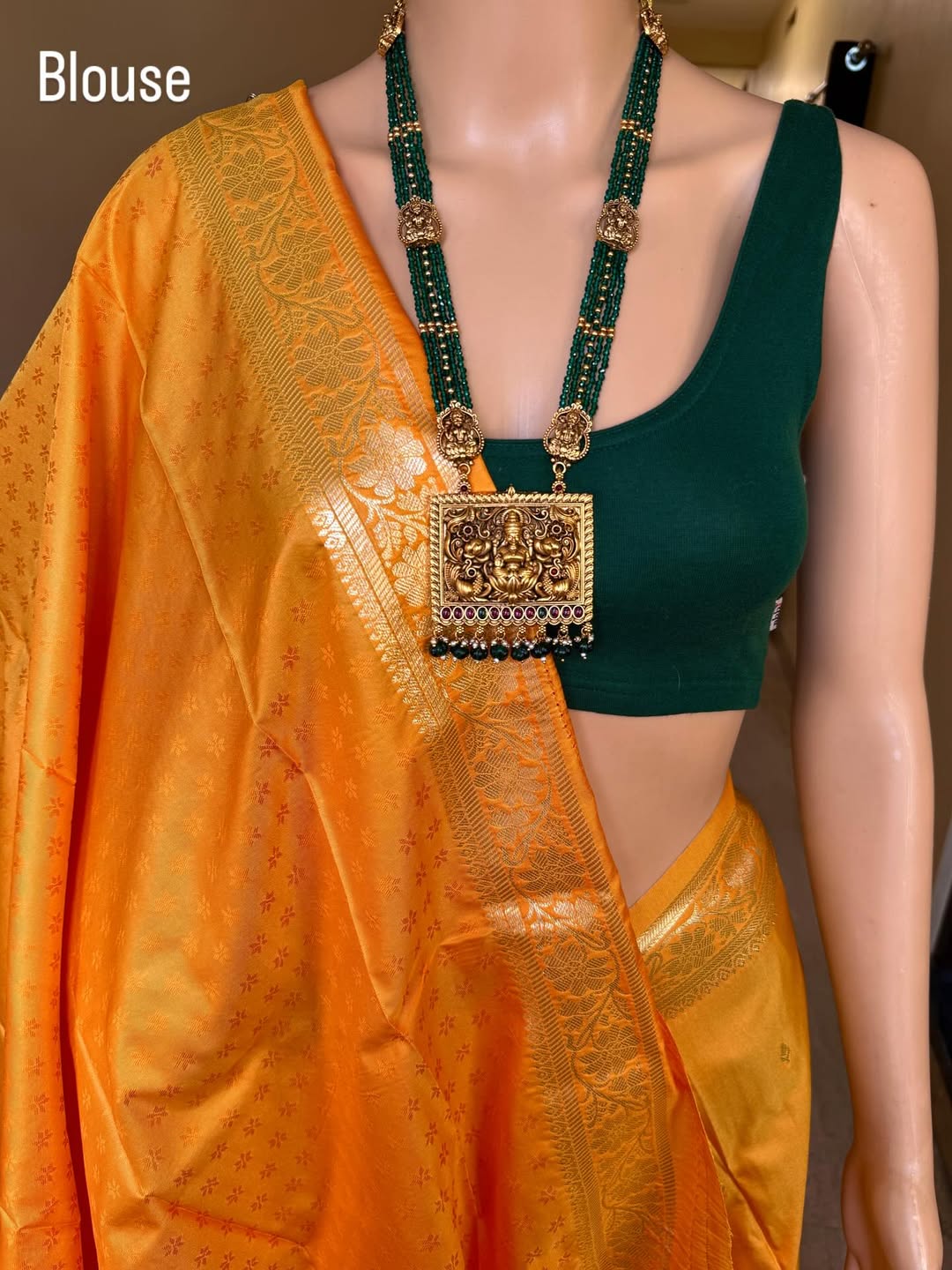 YELLOW SOFT SILK SAREE WITH GOLDEN ZARI WEAVE BORDER