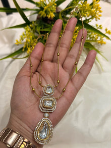 White stone neckpiece