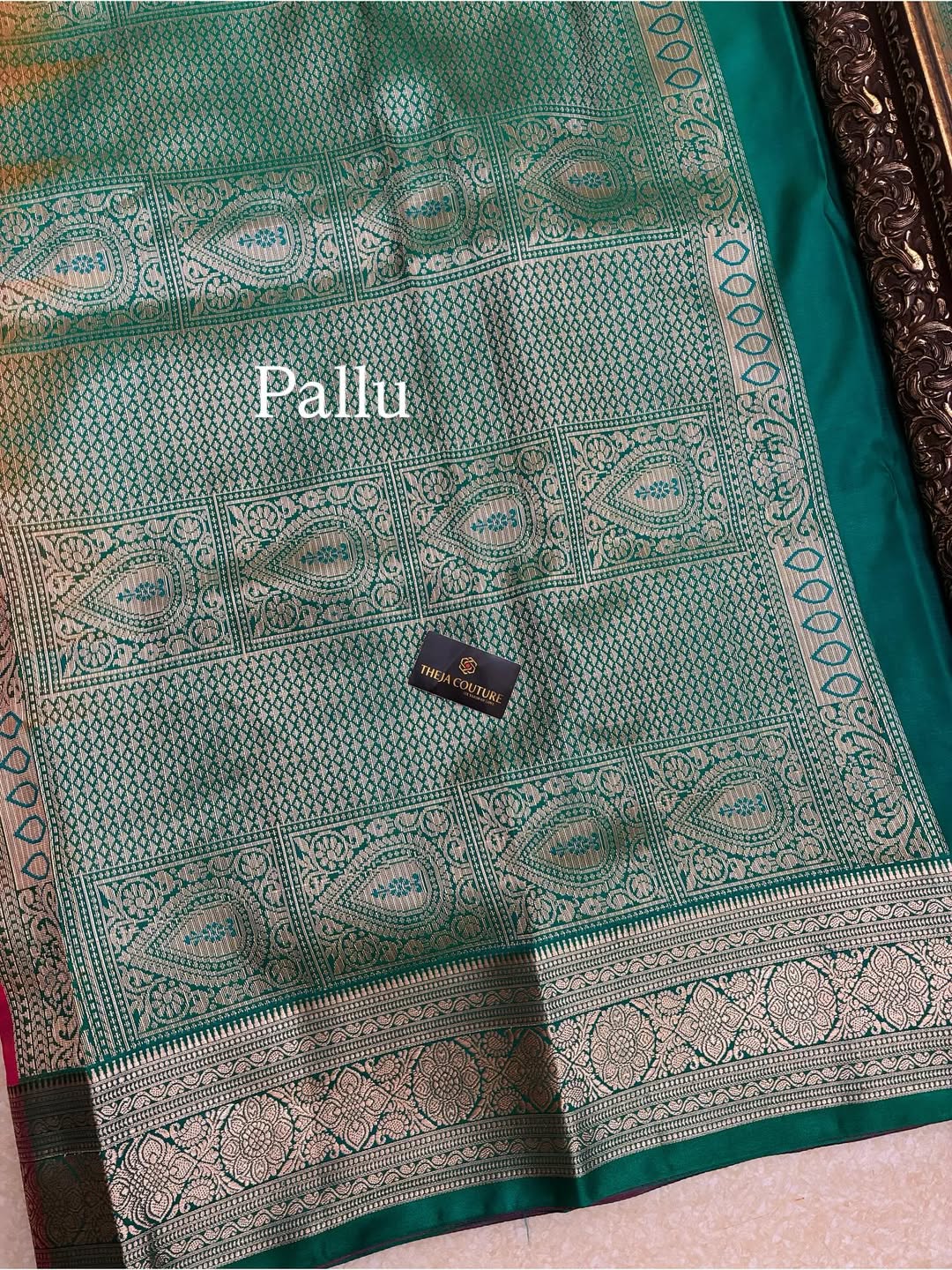 PINK ORANGE ART SILK SAREE