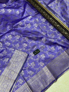 LAVENDER BANARASI ART SILK SAREE