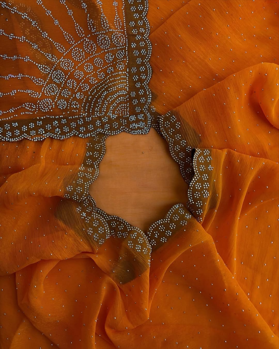 ORANGE GORGEOUS SAREE