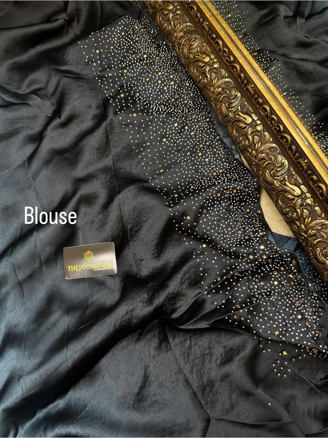 BLACK SILVER DOUBLE SHADED SOFT SATIN SILK SAREE