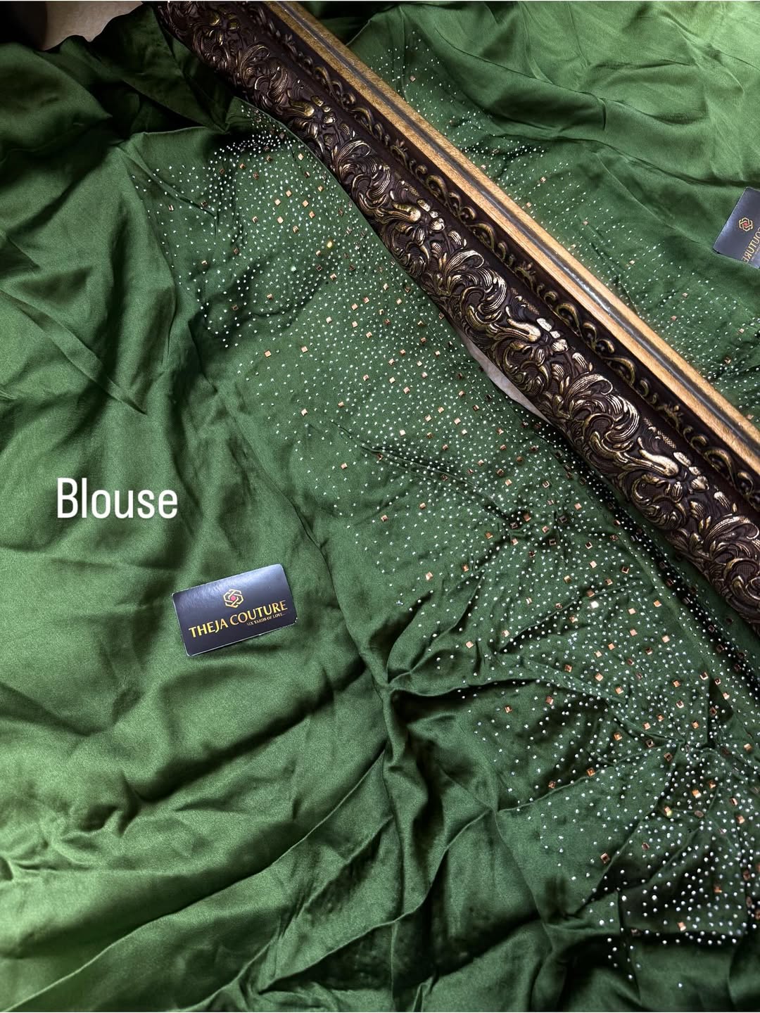 OLIVE GREEN SILVER DOUBLE SHADED SOFT SATIN SILK SAREE