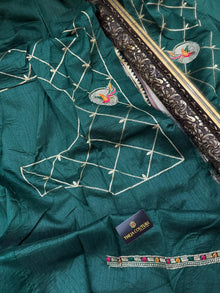 PEACH NET SAREE