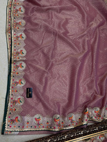 ONION PINK NET SAREE