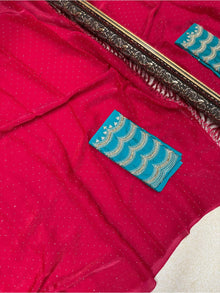 RANI PINK GEORGETTE SAREE