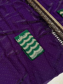 VIOLET GEORGETTE SAREE