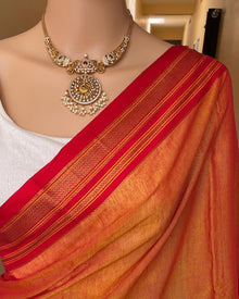 MUSTARD ILKAI COTTON SAREE