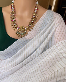WHITE STRIPES SOFT COTTON SAREE