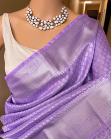 LAVENDER ART SILK SAREE