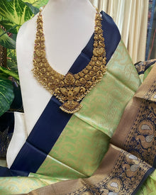 PISTA GREEN TISSUE SAREE