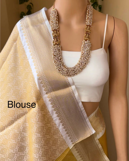 GOLDEN TISSUE SILK SAREE