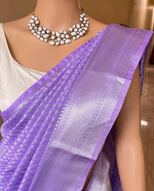 LAVENDER ART SILK SAREE