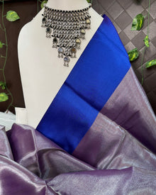 LAVENDER TISSUE SAREE